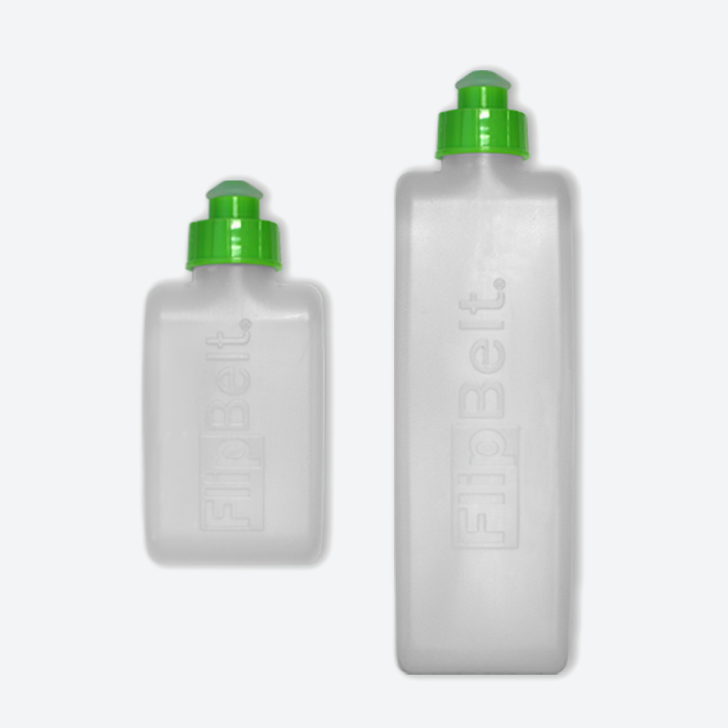 Flipbelt water outlet bottles